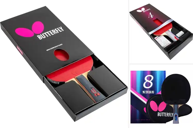 Detailed view of Best Butterfly Rackets: Elevate Your Table Tennis Game Today
