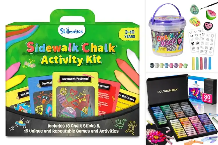 Detailed view of Best Chalk Art Kits for Colorful Outdoor Fun