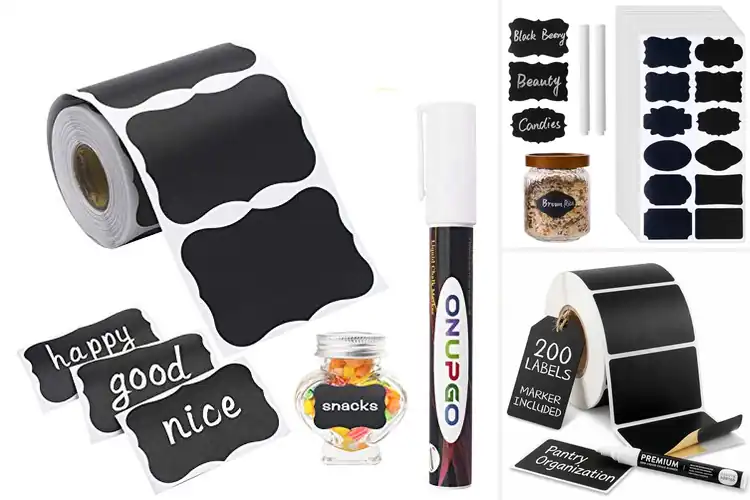 Detailed view of Best Chalkboard Labels: 10 Stylish Picks for Organization