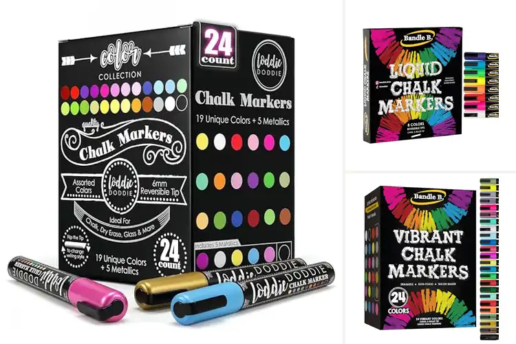 Detailed view of Best Chalkboard Marker Sets for Vibrant Creativity