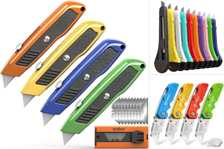 Detailed view of Best Colorful Box Cutters: Bright, Durable & Fun