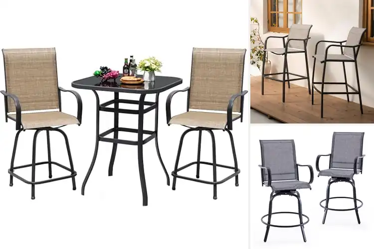Detailed view of Best Ergonomic Outdoor Barstools: Relax in Comfort & Style