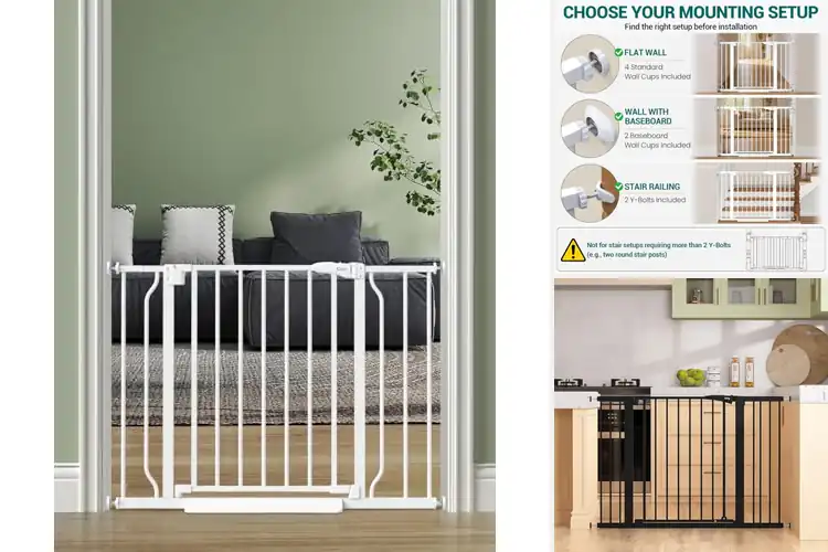 Detailed view of Best No Drill Baby Gates: Hassle-Free Safety for Your Home