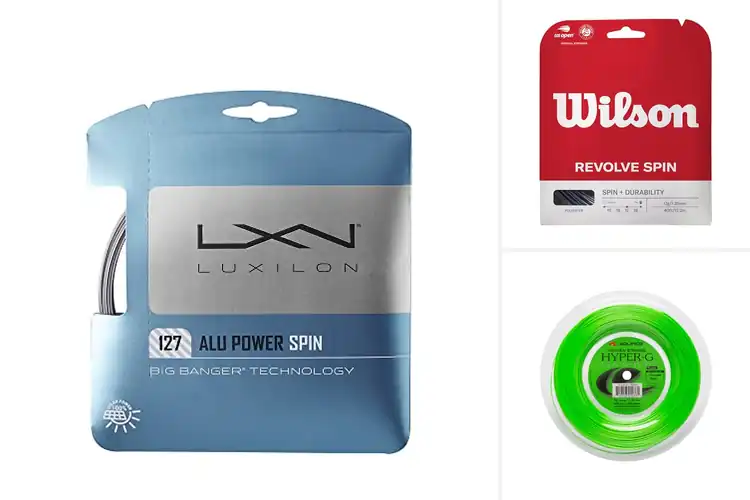 Detailed view of Best Spin Strings: Elevate Control, Power & Precision