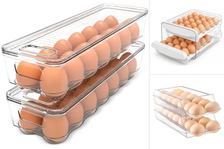 Detailed view of Best Stackable Egg Organizers