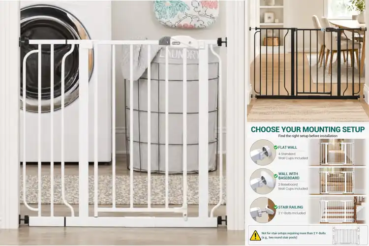Detailed view of Best Stair Safety Gates: Keep Your Kids Safe