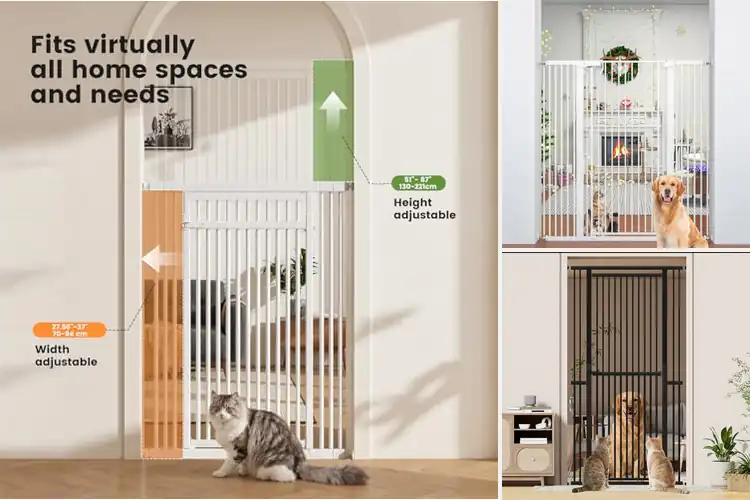 Detailed view of Best Tall Pet Gates: Pet-Proof, Easy Install, Peace of Mind