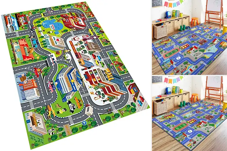Detailed view of Best Toddler City Map Mats: Top 10 Safe & Fun Picks