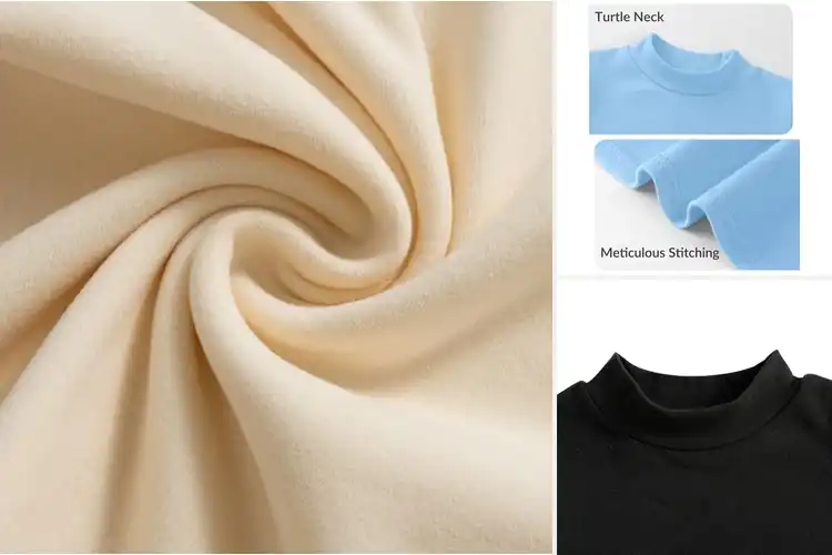 Detailed view of Best Toddler Fleece Turtleneck Shirts