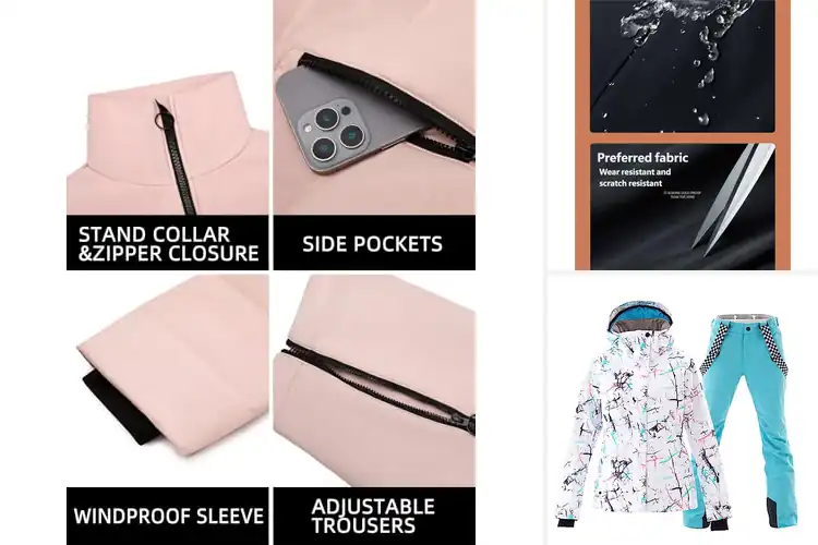 Detailed view of Best Women’s Insulated Snowmobile Suits